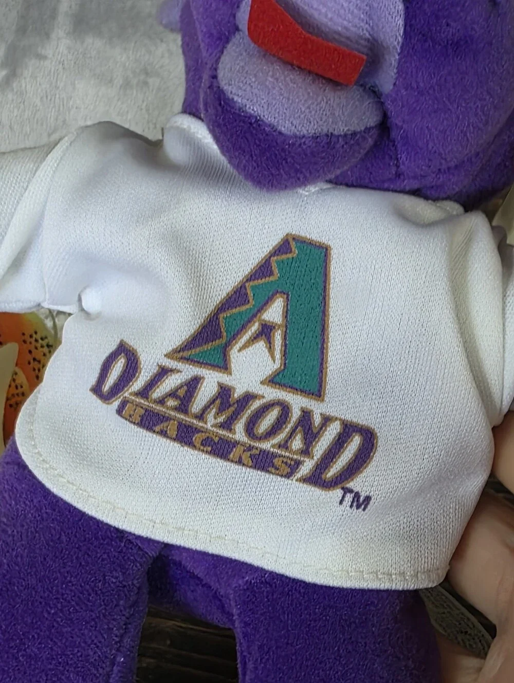 Arizona Diamondbacks Beanie Plush Toy Purple Creature MLB Merchandise